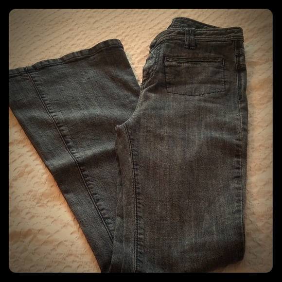 Free People Denim - Free People Black High Waisted Flare Jean's